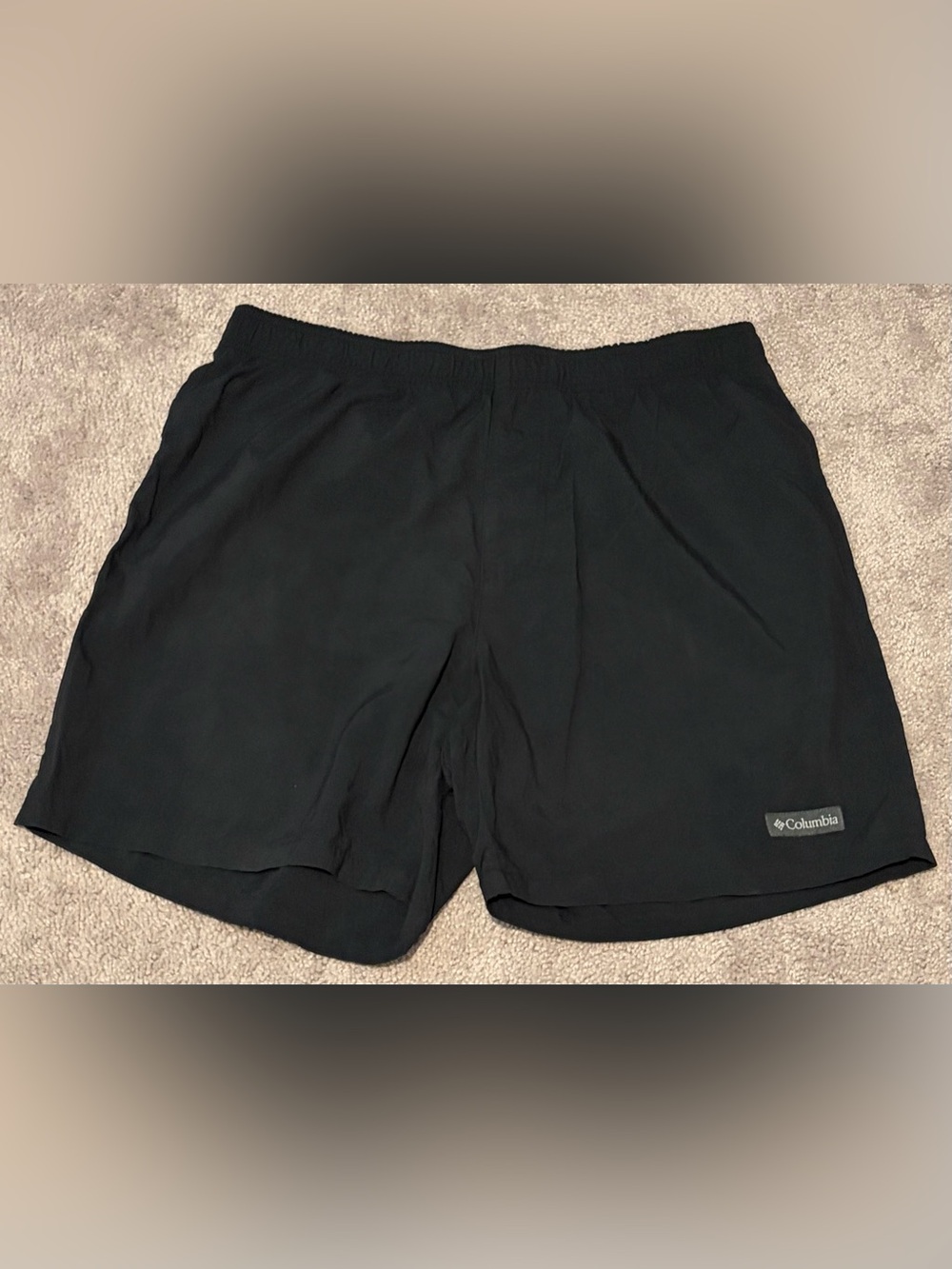 Columbia Men’s Black Athletic Swim Shorts NO LINER Size Medium 30x6